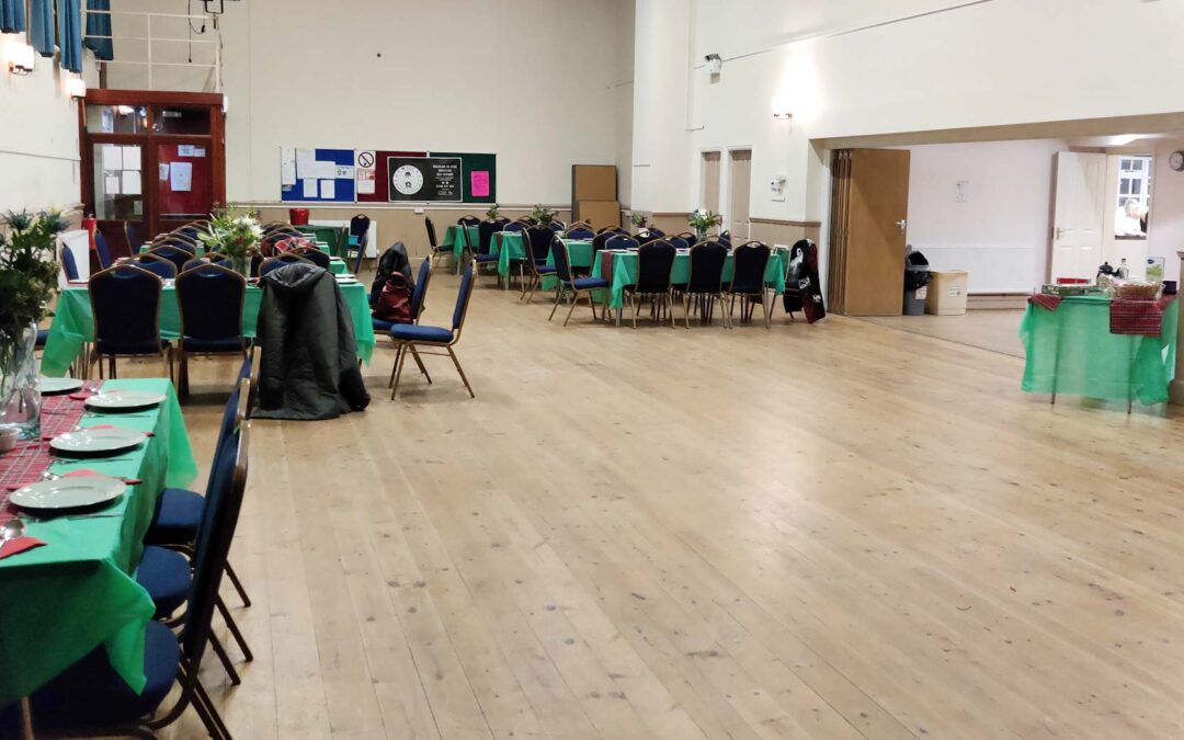 Main Hall booking available